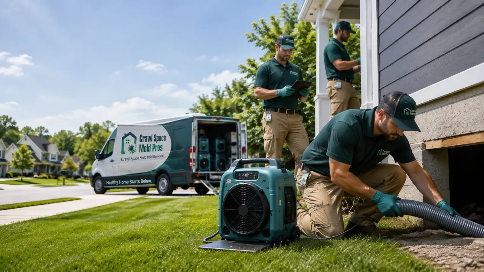 Crawl Space Mold Removal in Seaside, OR